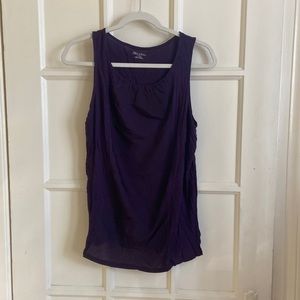 Purple sleeveless shell